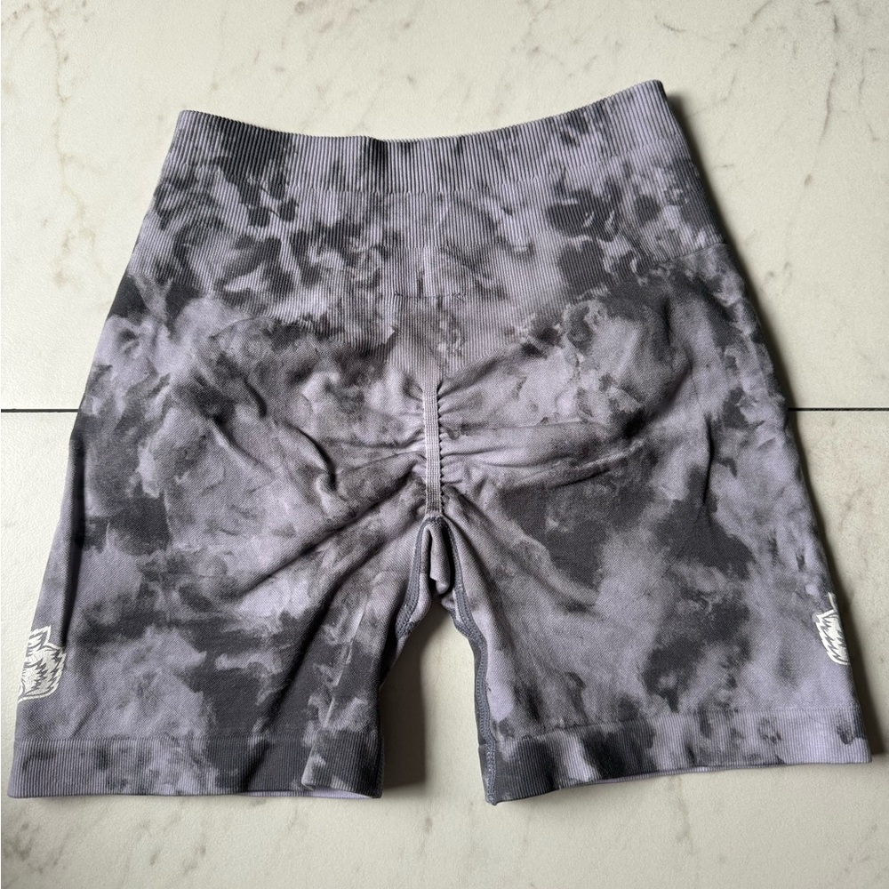 DARC SPORT IYKYK Everson Dual Wolf Purple Grey Marble shorts 162/500 size small - Picture 4 of 6